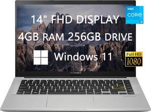 ASUS - Vivobook Laptop, 14" FHD Display, Intel 10th Gen i3-1005g1 Processor, X413JA- 211.VBWB, 4GB RAM, 256GB(128GB SSD+128GB Card), Windows 11 Home, Fast Charge, Bluetooth, White, LIONEYE Bundle ASUS - Vivobook Laptop, 14" FHD Display, Intel 10th Gen i3-1005g1 Processor, X413JA- 211.VBWB, 4GB RAM, 256GB(128GB SSD+128GB Card), Windows 11 Home, Fast Charge, Bluetooth, White, LIONEYE Bundle