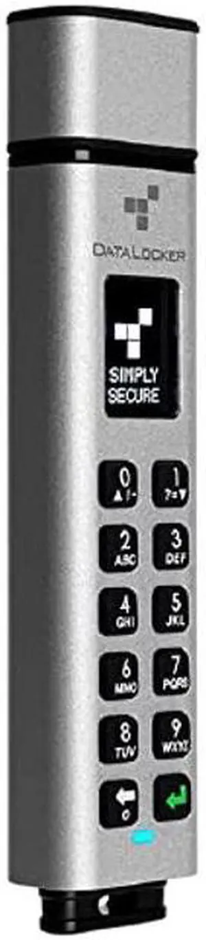 DataLocker Sentry K350 256GB Encrypted USB Flash Drive Keypad, Easy Screen Guided Setup AES 256, TAA Compliant Ruggedized Mil-Std 810-G, IP68 OS independent, USB-A, FIPS 140-3 Level 3 pending