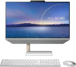 ASUS AiO M3400 All-in-One Desktop PC, 23.8-inch Full HD Anti-Glare Display, AMD Ryzen 5 5625U Processor, 8GB DDR4 RAM, 512GB NVMe PCIe, Windows 11 Home, Kensington Lock, M3400WYA-DH503