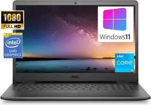 DELL 2023 Inspiron 15 3520 Laptop, 15.6" FHD Display, Intel Core i3-1115G4 up to 4.1GHz (Beat N4020), 8GB RAM, 256GB SSD, Windows 11 Home,Carbon Black
