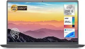 Dell 2023 Newest Inspiron Laptop, 15.6" FHD IPS Touchscreen, Intel Core i5-1155G7(Beats i7-1065G7) Processor (Quad-core), 16GB RAM, 512GB SSD, Wi-Fi, Bluetooth, Windows 11 Home, Carbon Black