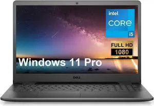 DELL 2023 Inspiron 15 Business Laptop, 15.6" 1920x1080 FHD, Intel i5-1135G7 2.4 GHz, Intel Iris Xe Graphics Windows 11 Pro,Webcam, WiFi,Bluetooth, Carbon Black (8G RAM|512G SSD)
