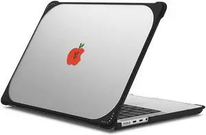 CASETiFY Bounce MacBook Pro 14" (2021/2023) Case [Enhanced Protective Corner Design/Ventilation Cutouts/Anti-Slip Grip] - Apple MacBook Case by Tess Smith-Roberts - Clear Black