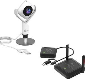 j5create 360 Degree All Around Meeting Webcam + Wireless Extender for USB Webcam