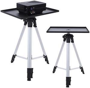 Projector Tripod,Projector Stand Adjustable,Laptop Projector Stand Projector Surport Bracket 4-Level Height Adjustable Computer Book DJ Equipment Holder Mount Hold up to 13lbs for Stage or Studio