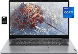 Lenovo Newest 14" HD Ultral Light Laptop for Business. Intel-Core N4020(> N4000), 4GB RAM, 320GB Storage, (64GB eMMC+256GB PCIe SSD) Webcam, HDMI, WiFi, USB-A&C, Win 11 S/OLY