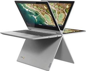 Lenovo Flex 3 2in1 116 Touchscreen Chromebook Laptop Computer MediaTek MT8173C 4GB DDR4 32GB eMMC Work from Home Grey Up to 10HRs Battery Life iPuzzle USBC HUB  32GB SD Card Chrome OS