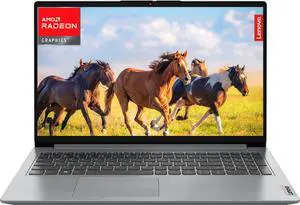 Lenovo 2023 IdeaPad 1 15.6" Laptop, AMD Athlon Silver 7120U Processor, 4GB LPDDR5 RAM, 128GB SSD, AMD Radeon Graphics, Wi-Fi 6, Anti-Glare, Windows 11 Home S, Cloud Grey