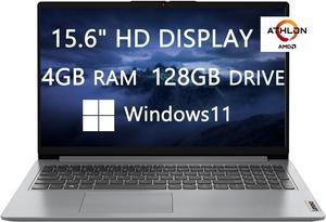 Lenovo 2023 Newest Upgraded Laptops for College Student & Business, 15.6 inch HD Computer, AMD Athlon Silver 7120U Quad-Core, 4GB RAM, 128GB SSD, Fast Charge, Webcam, Windows 11, LIONEYE HDMI Cable