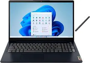 Lenovo Ideapad 3i 15.6 FHD Touchscreen Laptop | Intel Core i5-1155G7 Processor | Intel Iris Xe Graphics | 8GB RAM | 512GB SSD | Windows 11 Home | Bundle with Stylus Pen, Blue