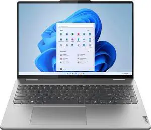 Lenovo Yoga 7 16" WUXGA 2 in 1 Touch Screen Laptop, AMD Ryzen 5 7535U 2.9GHz 6-core, 8GB Memory 512GB SSD, AMD Radeon 660M Graphics, Backlit KB, Fingerprint, WiFi 6E, Win11, Arctic Grey, W/GaLiMu