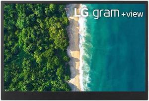 LG Gram +view 16" 16:10 WQXGA Portable IPS LCD Monitor, Silver