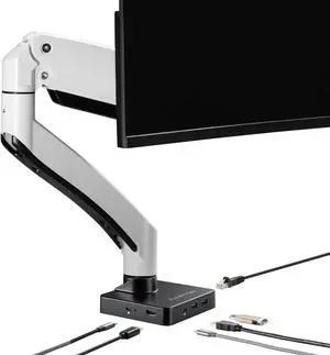 AVLT Single Monitor Arm and AceProAV Mount Dock