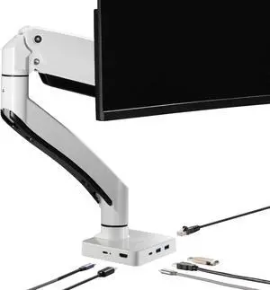 AVLT Single Monitor Arm and AceProAV Mount Dock