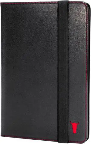 TORRO Case Compatible with iPad Mini 6 - Genuine Leather iPad Mini 6th Generation (2021) Cover with Stand Function, Apple Pencil Connectivity and Wake Sleep Function (Black)