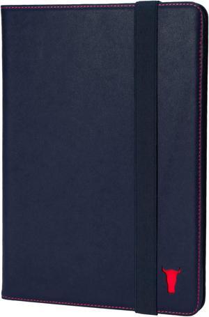 TORRO Case Compatible with iPad Mini 7/6 - Genuine Leather iPad Mini 7th / 6th Generation (2024/2021) Cover with Stand Function, Apple Pencil Connectivity and Wake Sleep Function (Navy Blue)