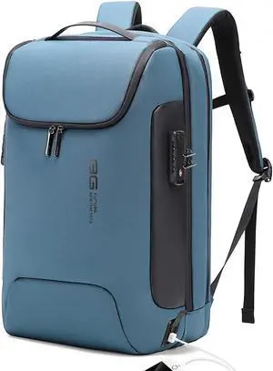 BANGE Anti-Theft Travel Backpack,Waterproof Fashion Work Backpacks,High Tech Backpack with USB3.0 Charging Port,Business Laptop Backpack Fits 17.3 Inch Notebook for Women