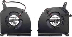 BestParts New CPU+GPU Cooling Fan Replacement for Gigabyte Aero 15 OLED, AERO 17 HDR, AORUS 15G, 17G YB XB WB KB SB, YC XC, YD XD KD (0.28 inch Thick) P/N: PLB07010S12HH