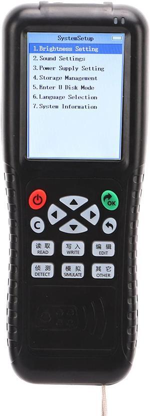 Diydeg NFC RFID Card Copier Reader Writer, NFC Smart Card Reader Writer RFID Copier, 125-500KHz Handheld IC ID Card Copier Reader Writer Duplicator Cloner for Door Access Control System