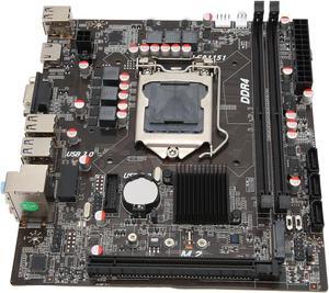 H310B4 Micro ATX Gaming Motherboard, LGA 1150 Motherboard for Desktop DDR4 Dual Channel, HDMI VGA M.2 interface, SATA3.0x3, for Intel 6 7 8 9 generation for Core i3 i5 i7