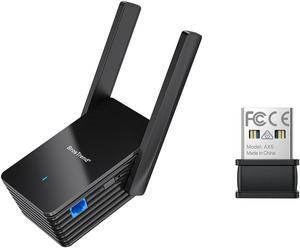 BrosTrend WiFi 6 AX3000 WiFi to Ethernet Adapter with RJ45 Gigabit Port + BrosTrend AX300 Nano USB WiFi 6 Adapter Bundle