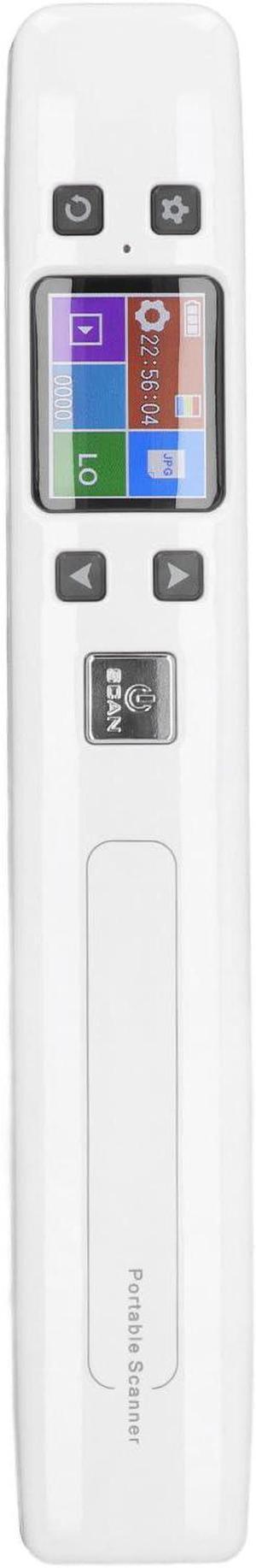 Portable Photo Scanner Color Screen Document Scanning Device, Built in Battery, for Home School Office, 300DPI, USB2.0, Compatible with Android, iOS,7 8 10, XP,