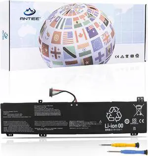 ANTIEE L20C4PC2 L20M4PC2 Laptop Battery for Lenovo Legion 5-17ITH6 82JN 5-17ITH6H 82JM 5-17ACH6 82K0 5-17ACH6H 82JY Series 5B11B53885 5B11B53889 SB11B53884 SB11B53887 15.36V 80Wh