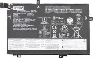 EPYOBW L17M3P54 L17M3P53 L17C3P52 Battery 45Wh 4120mAh 3-Cell 11.1V Compatible with Lenovo ThinkPad L480 L490 L580 L590 / ThinkPad L14 L15 / ThinkPad L14 Gen 2 / ThinkPad L15 Gen 2 Series L17L3P52