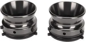 1 Pair Nab Hub Adapters, 10 inch Reel to Reel Tape Nab Hub Adapter for StuderReVox for Akai for Teac, Polished Aluminium Nab Hub Device