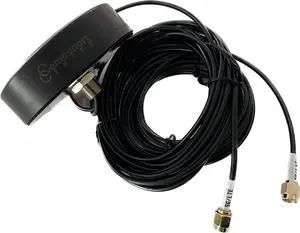 CompuPort 5G LTE MIMO Omni-Directional Puck Antenna with Dual-Diversity SMA Male connectors with 15 Cables for LTE/ 4G/5G Wireless modems Works with Sierra, Teltonika, Peplink, Microhard & DiGi