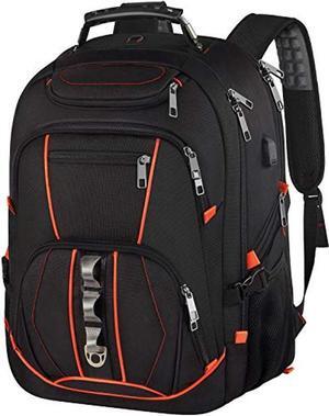 Travel Laptop Backpack,Extra Large 18.4 inch Gaming Laptop Backpacks with USB Charging Port,Big Capacity TSA Friendly RFID Anti Theft Pocket Durable College unisex Heavy Duty Computerbag