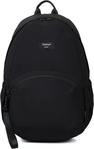 Kah&Kee 15.6-Inch Laptop Backpack for Women Simple & Lightweight Casual Daypack for Travel, Work, School - Cute Ladies Office Bag (Black)