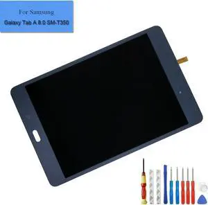 E-YIIVIIL Replacement LCD Compatible with Galaxy Tab A 8.0 SM-T350 T355 T357 Display Assembly Touch Screen (Black) + Tools