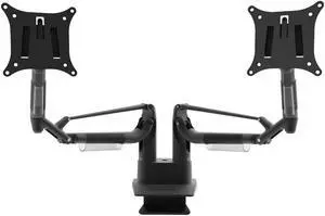 Kanto DMS2000 Dual-Monitor Desktop Mount for 17-inch to 32-inch Displays | Black