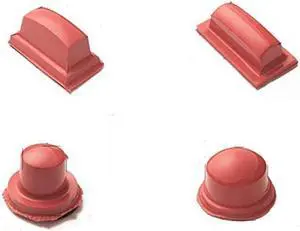 Soft Silicone Pad Printing Rubber Head 4PCS Transfer Print Head