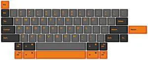KPREPUBLIC Domikey hhkb abs doubleshot keycap Set dolch Orange hhkb Profile for topre stem Mechanical Keyboard HHKB Professional pro 2 bt (HHKB Kecyap Geeks)