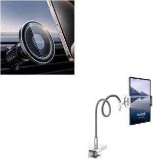 Lamicall Fits MagSafe Car Mount and Gooseneck Tablet Holder
