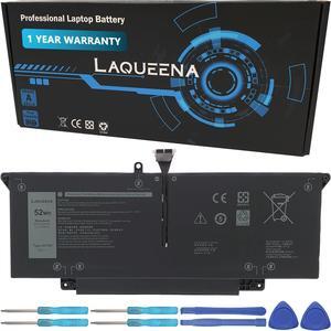 LAQUEENA JHT2H Laptop Battery Compatible with Dell Latitude 7310 7410 Series Notebook 04V5X2 0HRGYV 0WY9MP 7.6V 52Wh 4-Cell