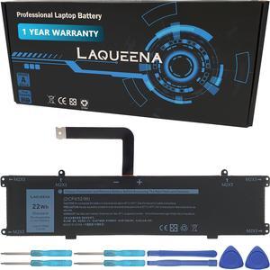 LAQUEENA FTD6M Laptop Battery Compatible with Dell Latitude 7285 2-in-1 Keyboard Series 06HHW5 6HHW5 K17M GC02002190L G99QA050H BQ40370 7.6V 22Wh 2-Cell
