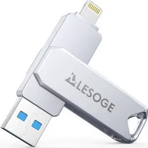 MFi Certified Flash Drive 256GB for iPhone USB Memory Stick, USB Stick High Speed Thumb Drives Photo Stick External Storage for iPhone/iPad/Android/PC