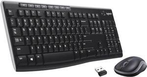 Logitech Keyboard/Mouse 920-004536 Wireless Combo MK270 2.4GHz Black Electronic Consumer Electronics