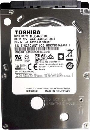 MQ04ABF100 Toshiba 1TB/1000GB 5400rpm Sata 7mm 2.5in Hard Drive 128mb, 6 Gbit/s,Mechanical Hard Disk
