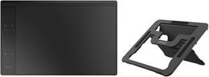 VEIKK A30 V2 Drawing Tablet 10x6 Inch Graphics Tablet with Battery-Free Pen and 8192 Professional Levels Pressure with Stand