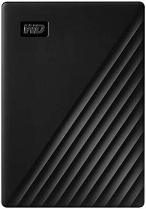 WD 1TB My Passport, Portable External Hard Drive, Black, backup software with defense against ransomware, and password protection, USB 3.1/USB 3.0 compatible - WDBYVG0010BBK-WESN