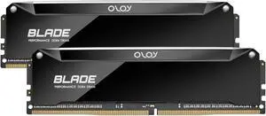 OLOy DDR4 RAM 16GB (2x8GB) Piano Black Blade 3600 MHz CL18 1.35V 288-Pin Desktop Gaming UDIMM (MD4U0836180BRQDE)