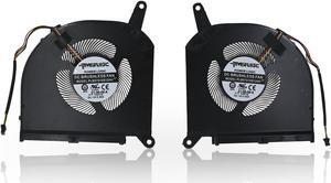 Lzcdelyxiao CPU+GPU Cooling Fan(0.28 inch Thick) Compatible with RP75XA RP77XA Aorus 15G 17G, AERO 17 HDR XA, Gigabyte Aero 15 OLED