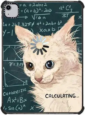 CASETiFY Impact Case for iPad Air 10.9" (4th/5th Gen) - Calculating... by Catwheezie - Clear Black