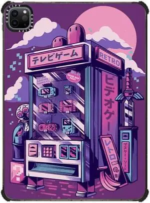 CASETiFY Impact Case for iPad Pro 11" (3rd/4th Gen) - Retro Vending Machine - Clear Black