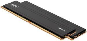 Crucial Pro RAM 32GB Kit (2x16GB) DDR5 6000MHz (or 5600MHz or 5200MHz or 4800MHz) Desktop Memory CP2K16G60C48U5