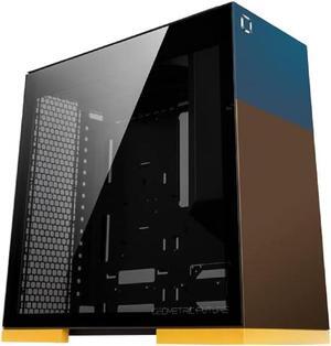 Geometric Future M8 Celluloid Mid Tower E-ATX/ATX Gaming Case, 4mm Glass/1.0 mm Steel, Vertical Air Tunnel Design, Support Type C, 420/360 Radiator, Vertical GPU Mount, GEO-M8-CEL (PC Case ONLY)